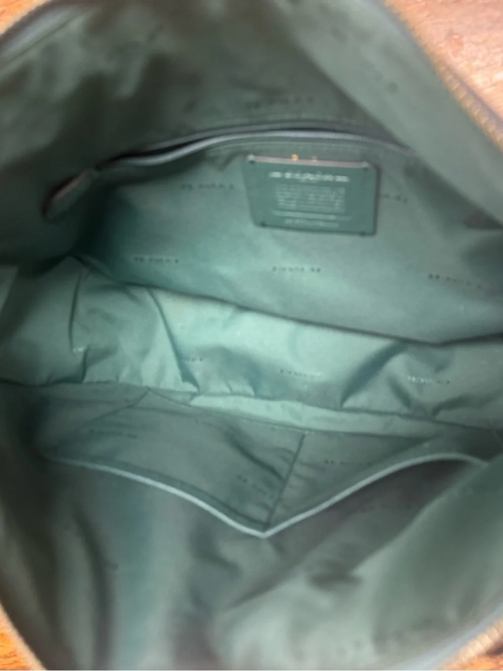 Coach Pebbled Leather Hobo Bag in Teal Green - Beautiful